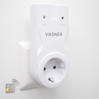 VASNER Funk-Thermostat Steckdosen-Empfänger VAP, Ergänzung zu Funk-Raumthermostat Sender VFTB