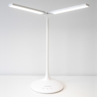VASNER Splitty weiß LED Schreibtischleuchte 6,5 W dimmbar Tageslicht Touch